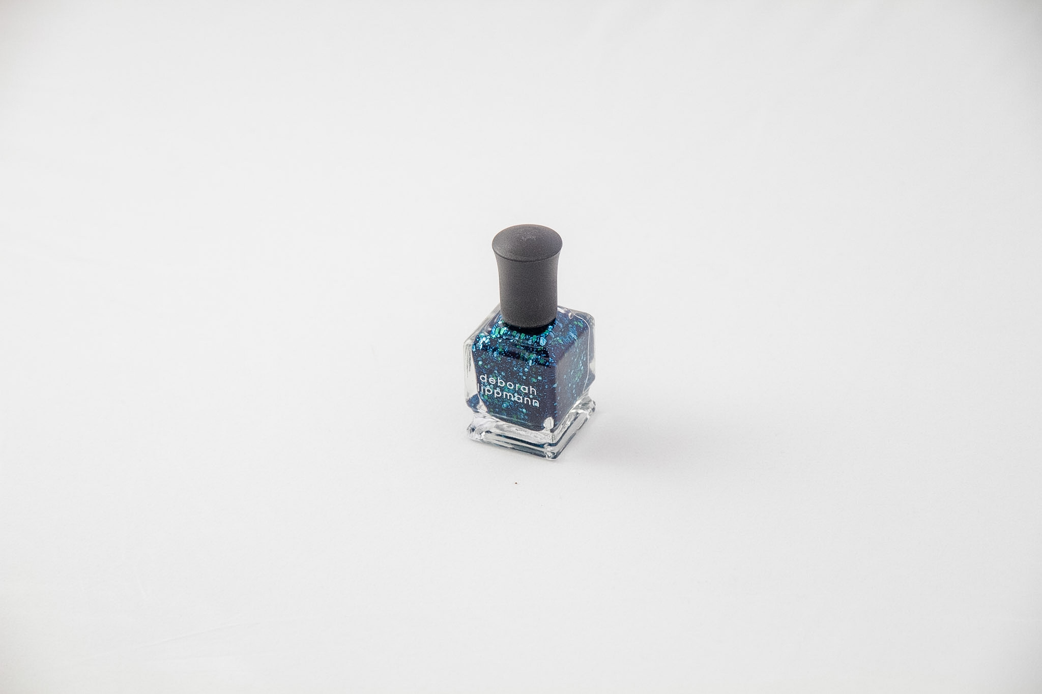 Blue nail polish